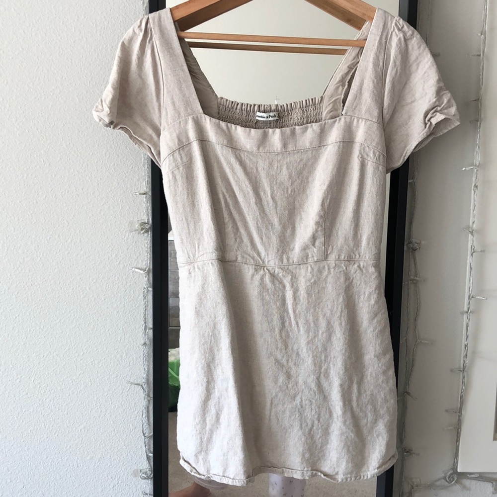 A & F linen overall